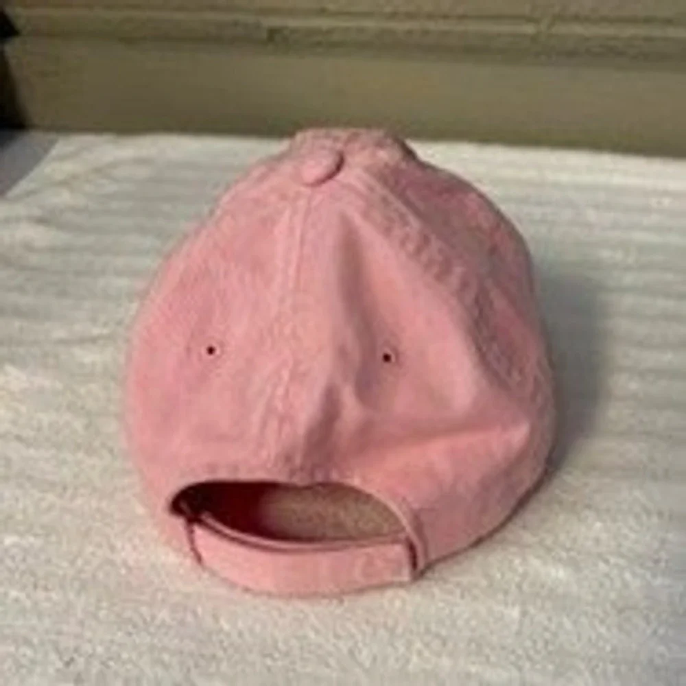 John Deere Pink Cotton Adjustable Baseball Cap Hat Kids Girls Embroidered Logo